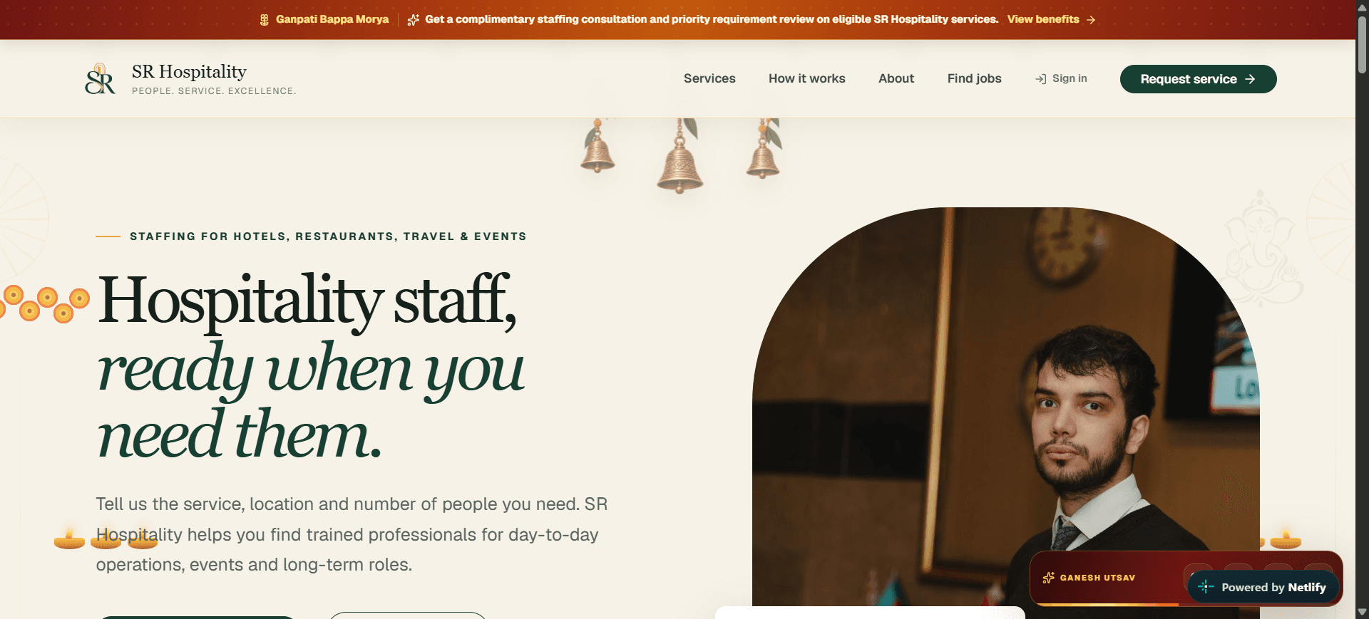 SR Hospitality project preview